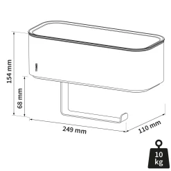 Cheap Tiger Toiletrolhouder Met Opbergbakje 2-Store