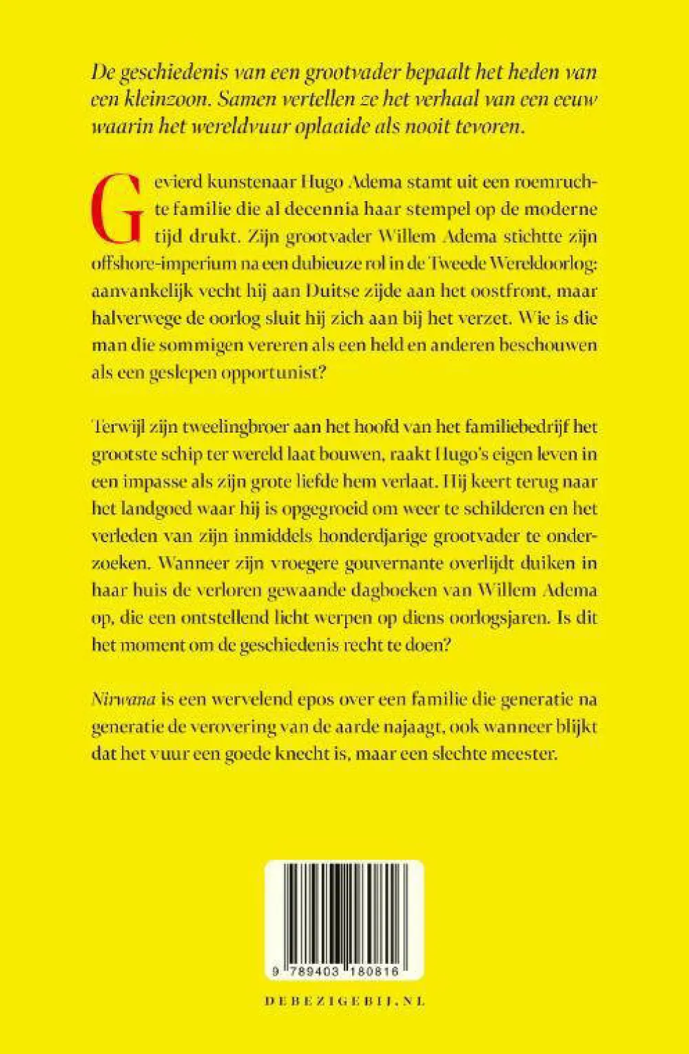 Tommy Wieringa Nirwana|wehkamp Best