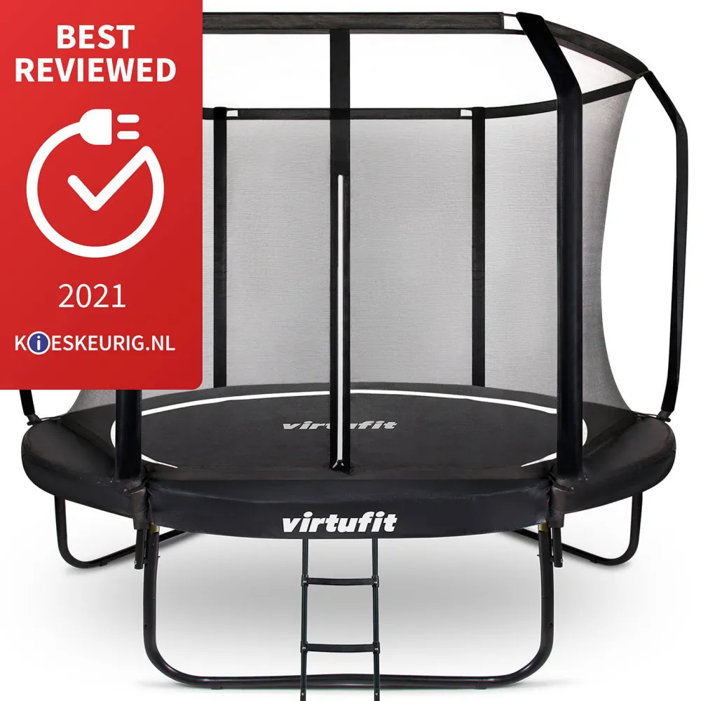 Premium Trampoline Met Veiligheidsnet 251 X 251 X 51 Cm|Virtufit Cheap