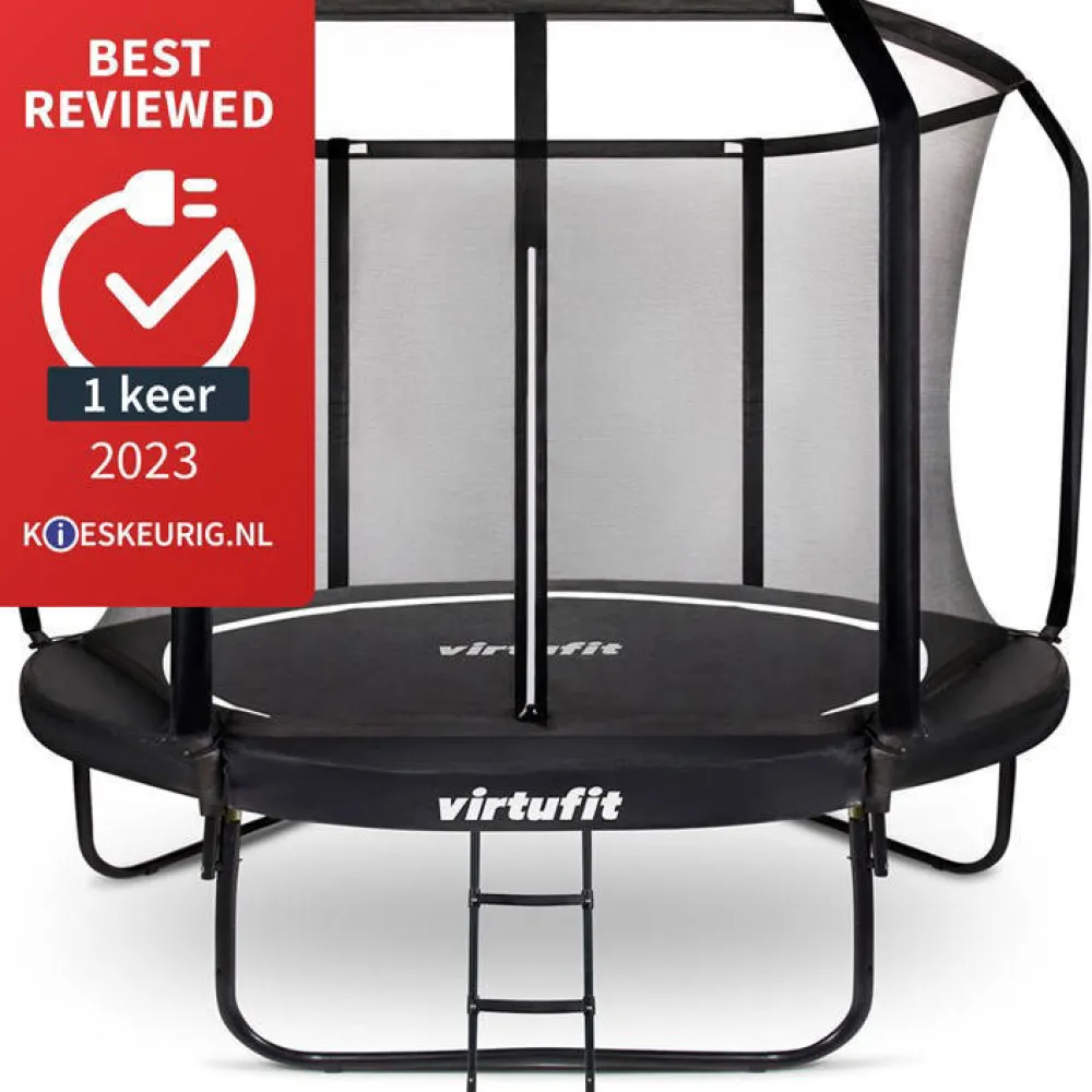 Premium Trampoline Met Veiligheidsnet 305 X 305 X 65 Cm|Virtufit New