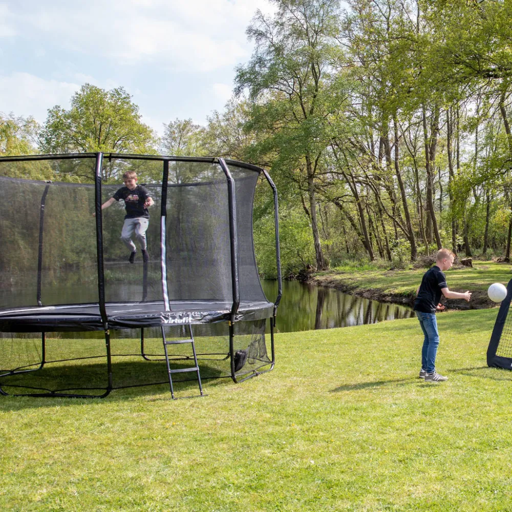 Premium Trampoline Met Veiligheidsnet 305 X 305 X 65 Cm|Virtufit New