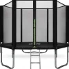 Trampoline Met Veiligheidsnet 244 X 244 X 51 Cm|Virtufit New