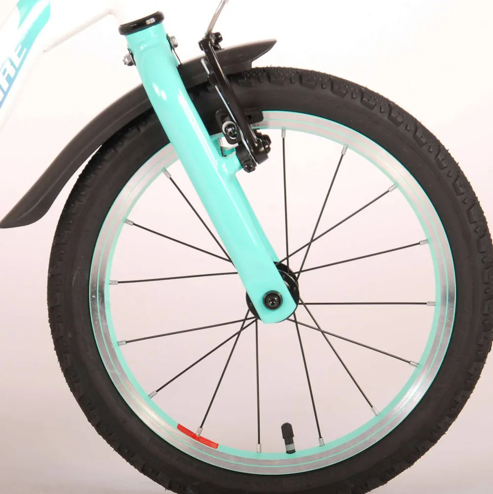 Glamour Kinderfiets 16 Inch Parelmoer/ Mintgroen|Volare Clearance