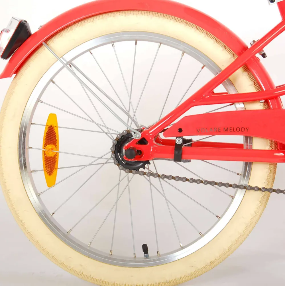 Melody Kinderfiets 20 Inch Pastel Rood|Volare Best