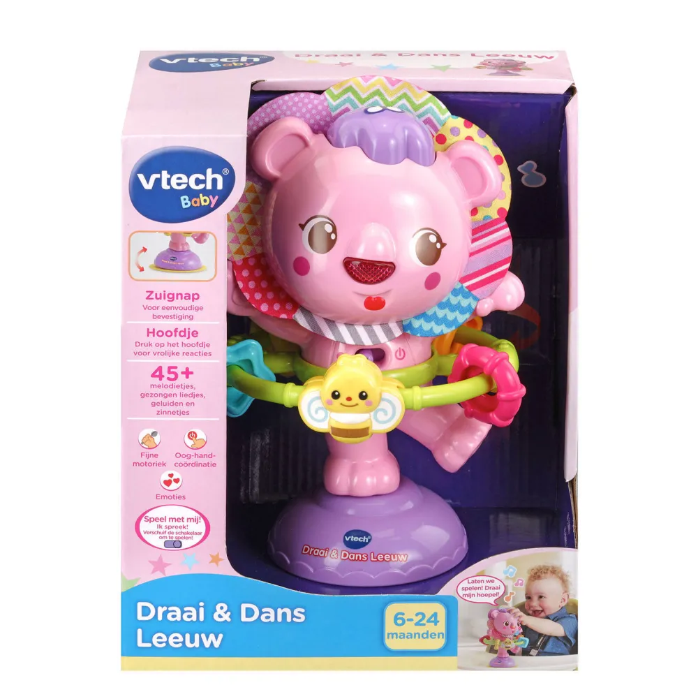 Baby Dans & Draai Leeuw Roze|VTech Store