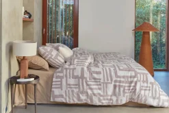 Online vtwonen Flanellen Dekbedovertrek 2 Persoons Mixed Stripes (200X220 Cm)