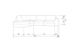 Fashion vtwonen Hoekbank Ronding Links Family