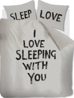 Sale vtwonen Katoenen Dekbedovertrek Lits-Jumeaux Love Sleep (240X220 Cm)