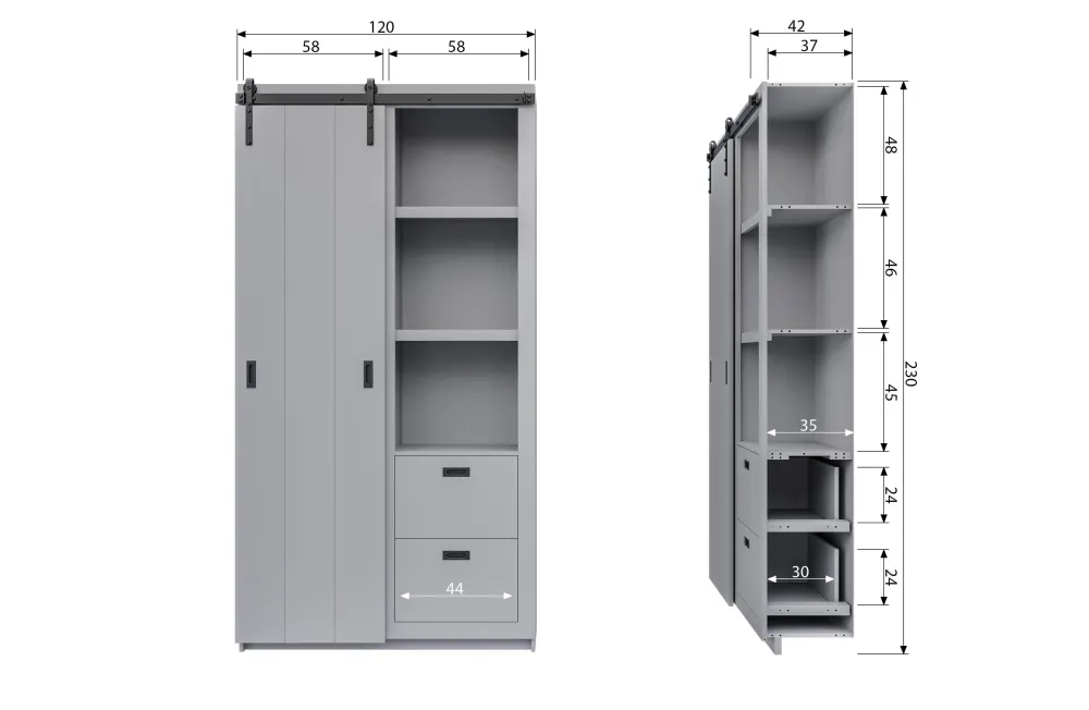 Store vtwonen Wandkast Slide Barn