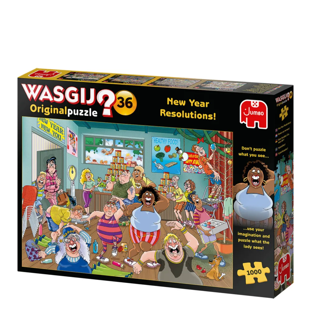 Original 36 Goede Voornemens! Legpuzzel 1000 Stukjes|Wasgij Flash Sale