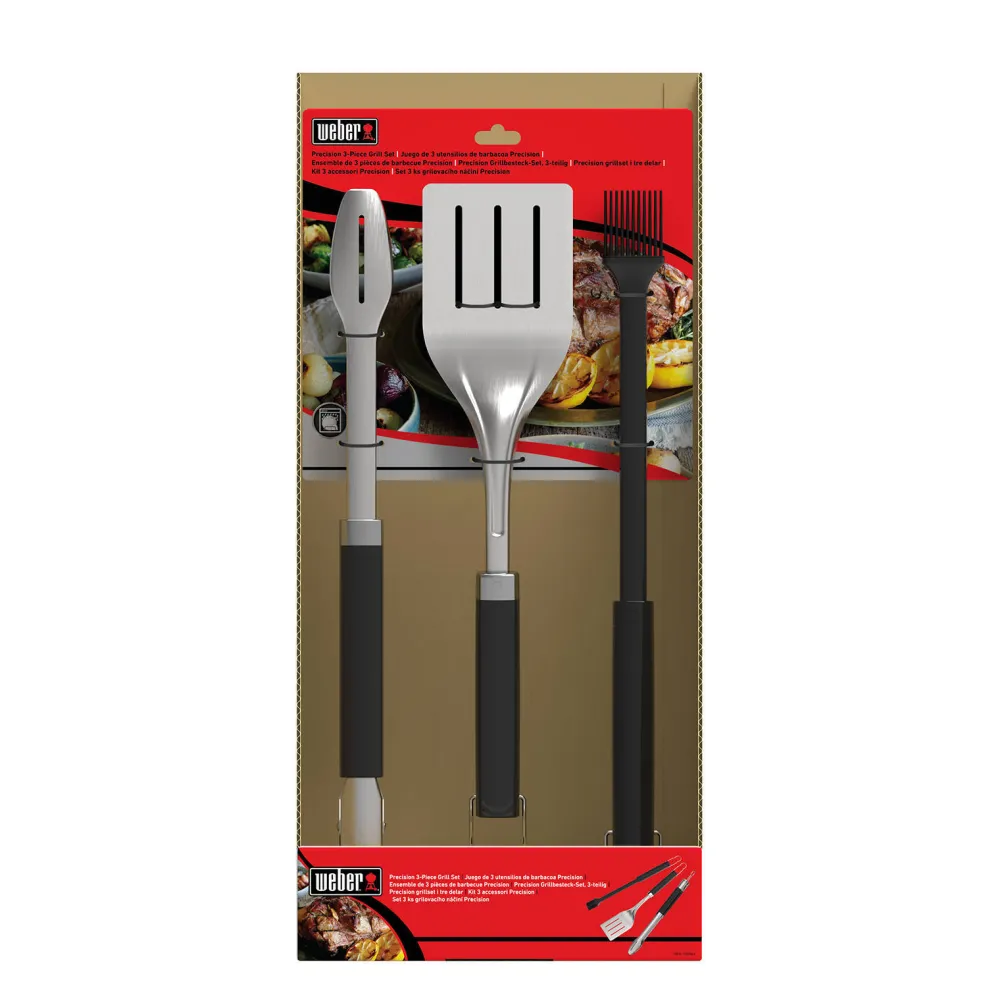 3-Delig Precision Barbecueset|Weber Discount