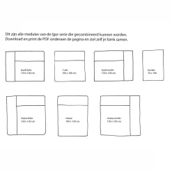 Cheap Wehkamp Home Igor Modulair Bankelement (1-Zits)