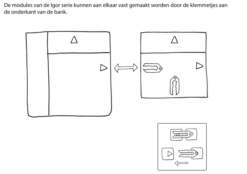 Best Wehkamp Home Igor Modulair Bankelement (Hoek Rechts)