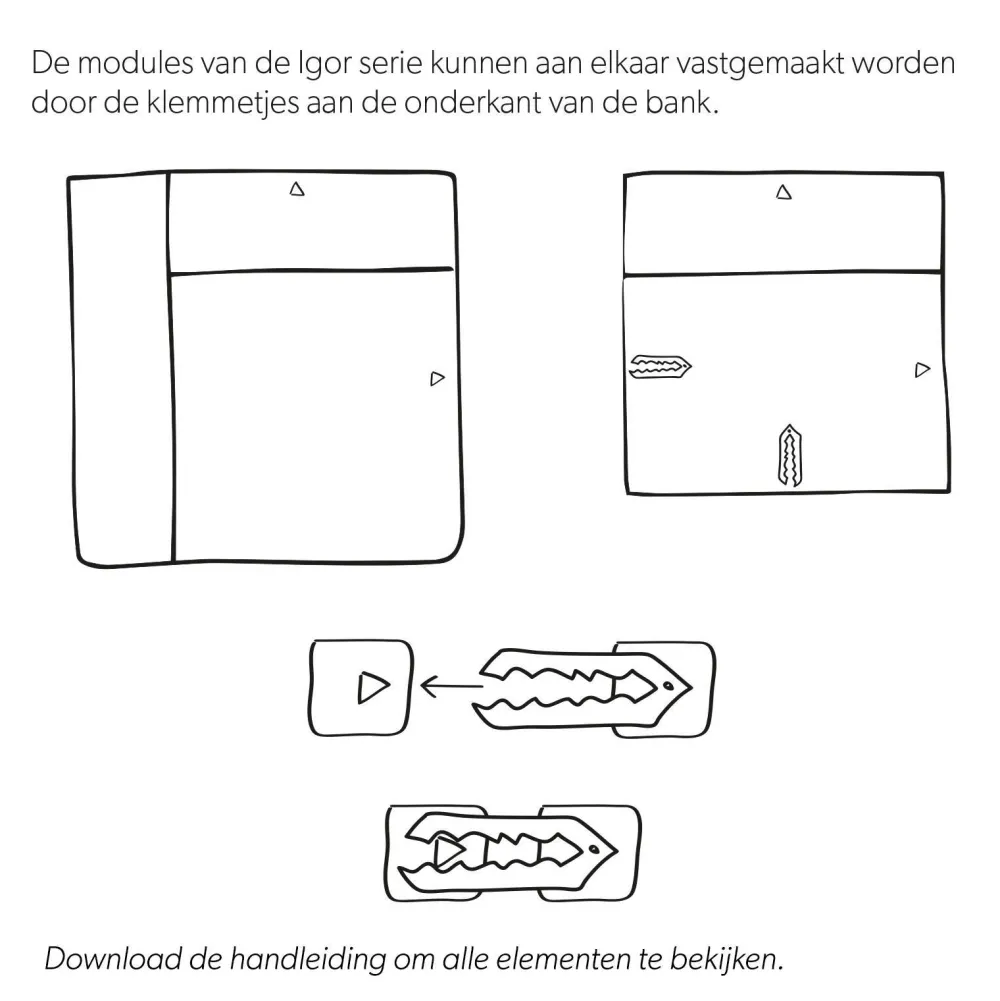 Fashion Wehkamp Home Igor Modulair Bankelement (1-Zits)