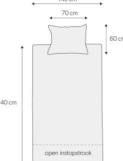 Best Wehkamp Home Katoenen Dekbedovertrek 1 Persoons (140X220 Cm)
