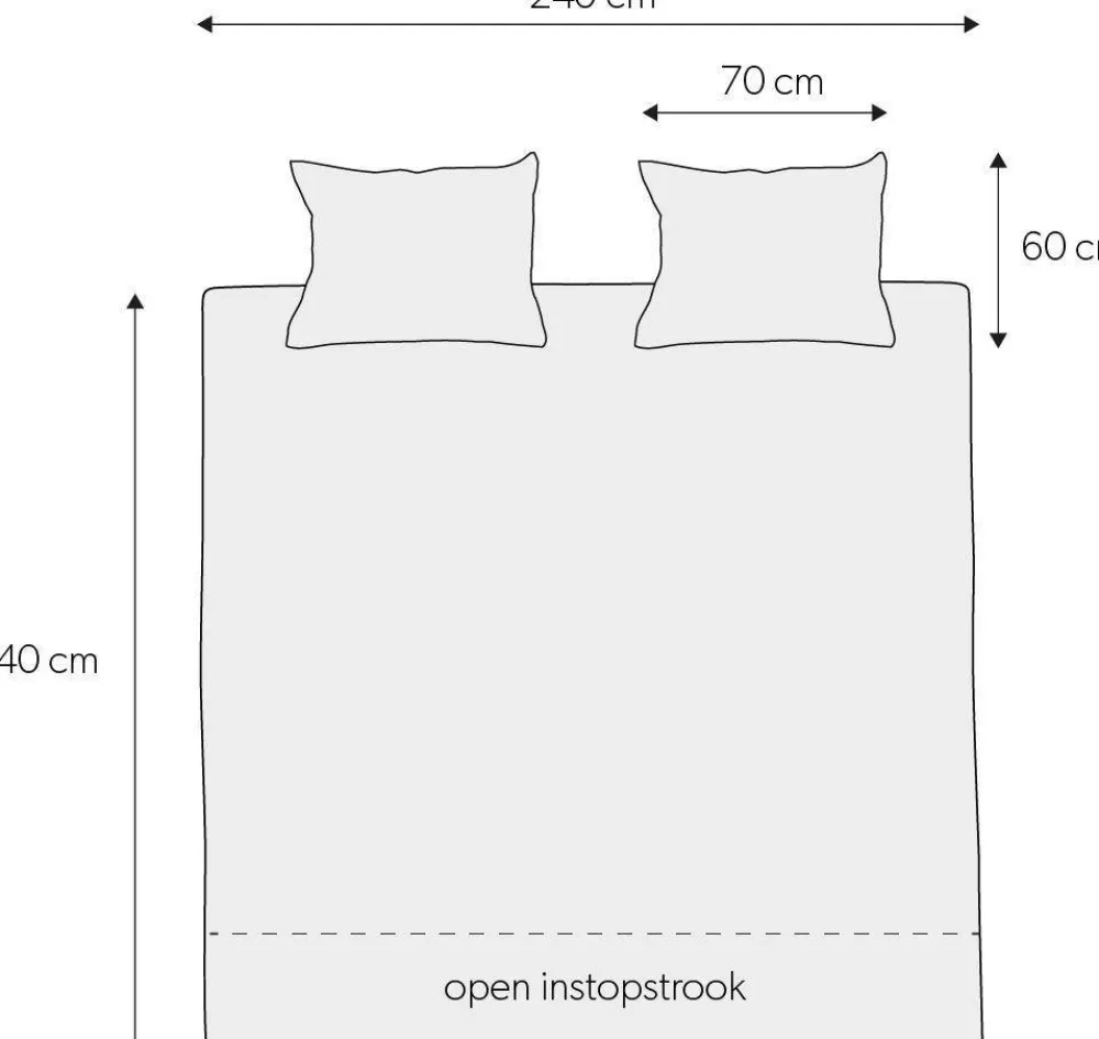 Store Wehkamp Home Katoenen Dekbedovertrek Lits-Jumeaux (240X220 Cm)