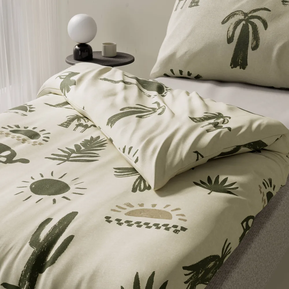 Store Wehkamp Home Katoenen Dekbedovertrek 1 Persoons Sunrise Desert (140X200 Cm)