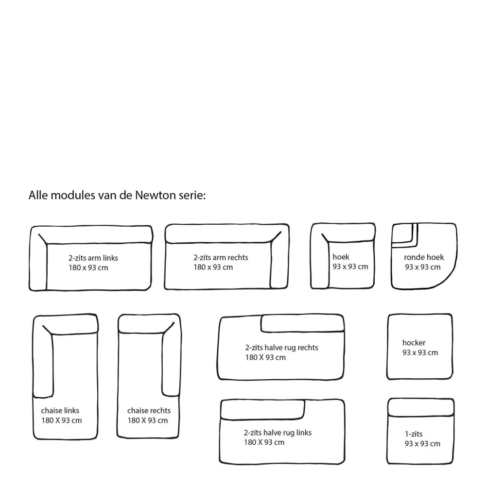 Discount Wehkamp Home Newton Modulair Bankelement (Hoek)
