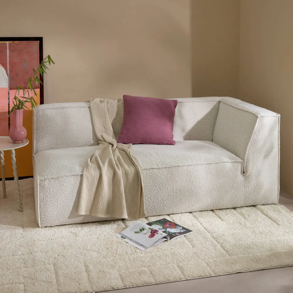 Sale Wehkamp Home Newton Modulair Bankelement (Boucle ) (2-Zits Arm Rechts)
