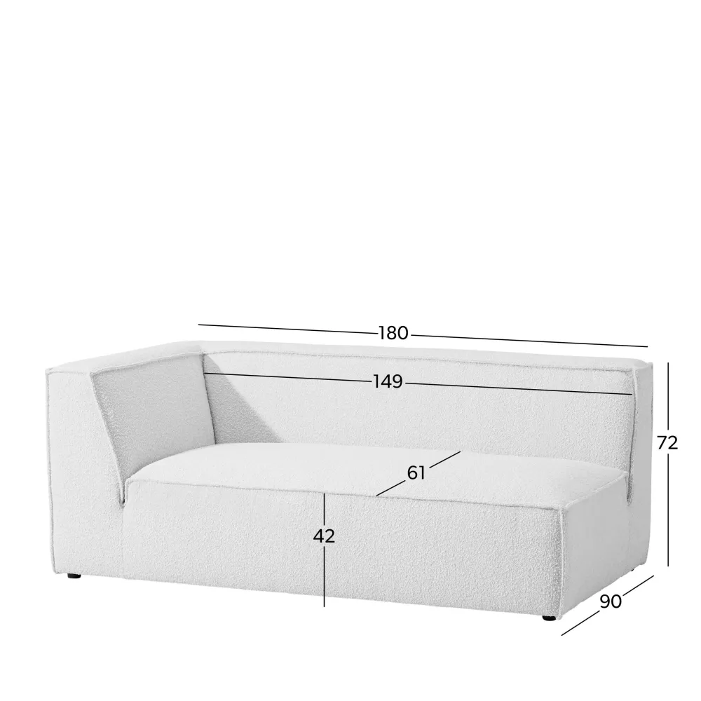 Fashion Wehkamp Home Newton Modulair Bankelement (2-Zits Arm Links)