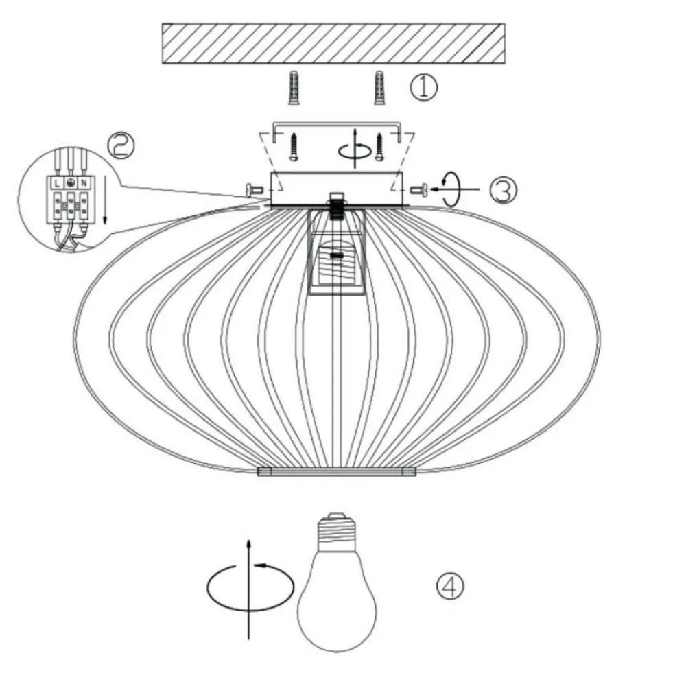 Sale Wehkamp Home Plafondlamp Blade