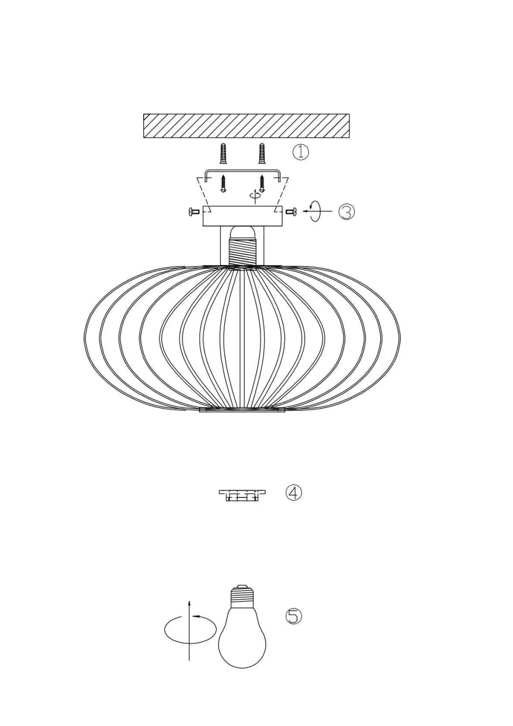 Shop Wehkamp Home Plafondlamp Cage