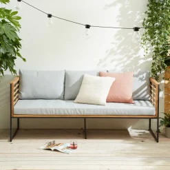 Teak 3-Zits Loungebank Leon|Wehkamp Home Shop