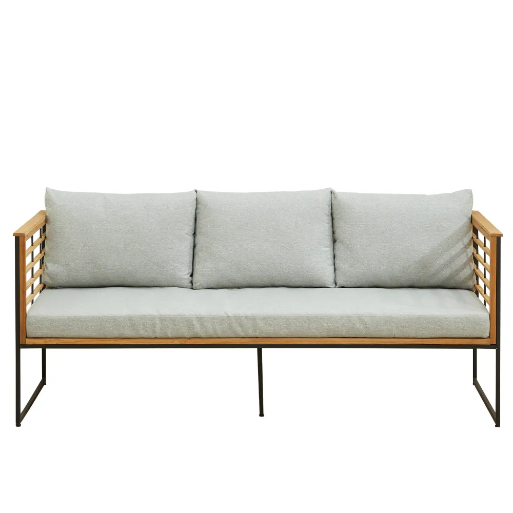 Teak 3-Zits Loungebank Leon|Wehkamp Home Shop