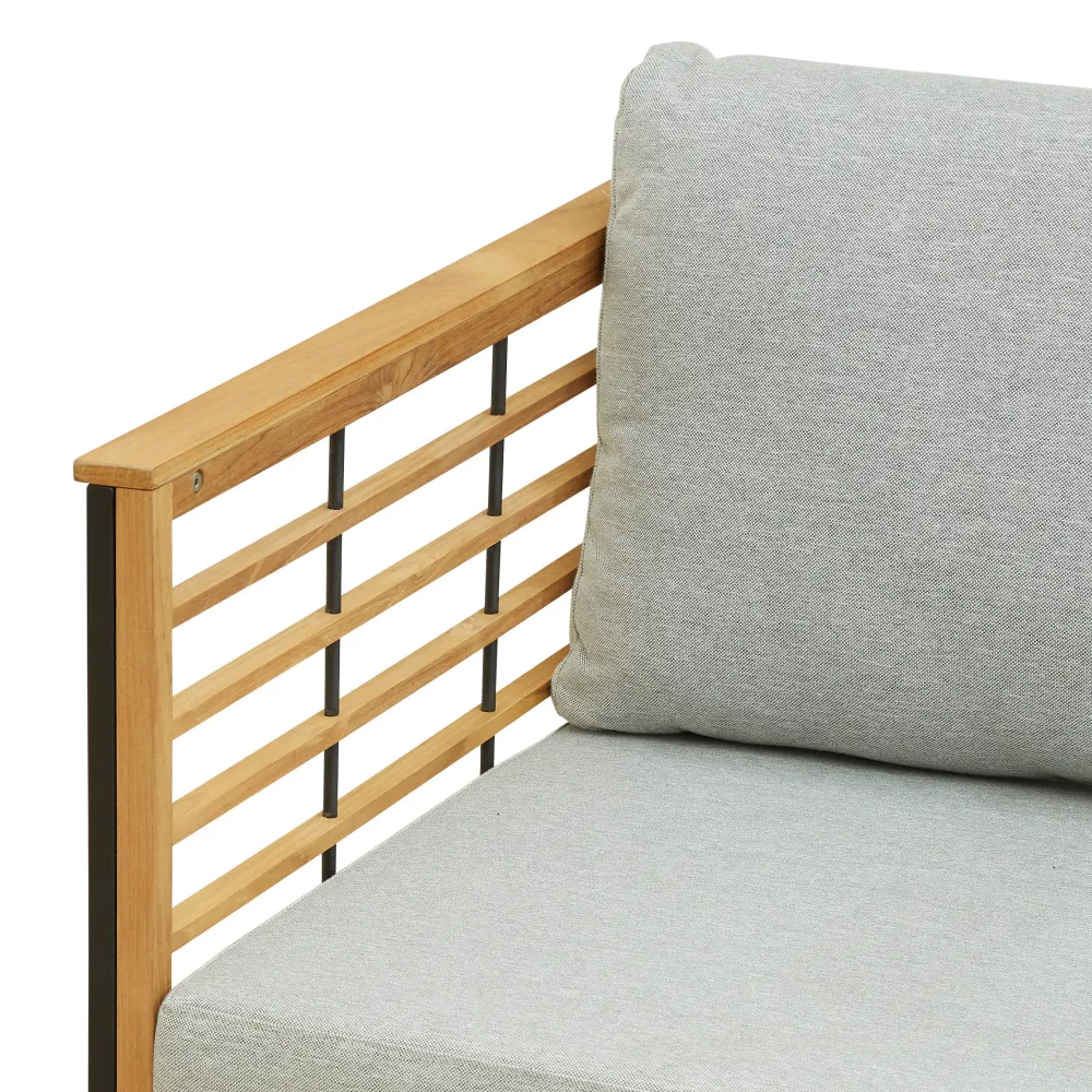 Teak 3-Zits Loungebank Leon|Wehkamp Home Shop