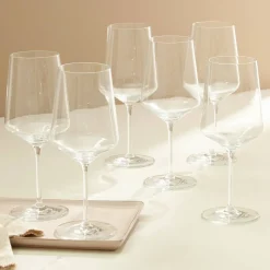 Sale Wehkamp Home Wijnglas Rood Julie (540 Ml) (Set Van 6)