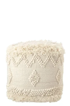 New Wehkamp Home Wollen Poef (40X40 Cm)