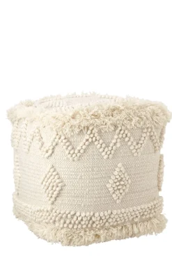 New Wehkamp Home Wollen Poef (40X40 Cm)