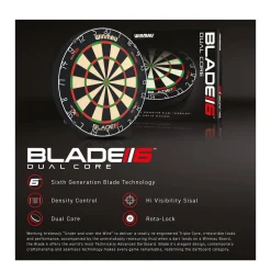Blade 6 Dual Core Dartbord|Winmau New