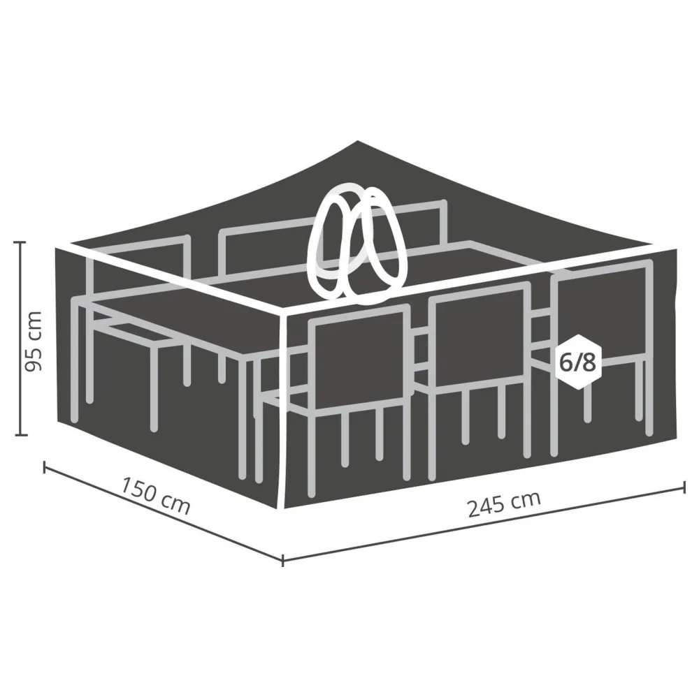 Tuinmeubelhoes Tuinset L + Bobbin|Winza Outdoor Covers Shop