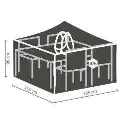 Tuinmeubelhoes Tuinset M + Bobbin|Winza Outdoor Covers Shop