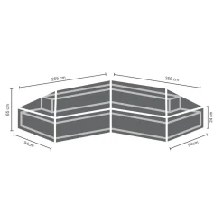 Tuinmeubelhoes L-Vorm 255|Winza Outdoor Covers Shop
