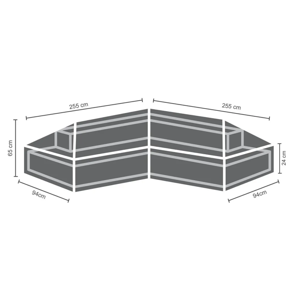 Tuinmeubelhoes L-Vorm 255|Winza Outdoor Covers Shop