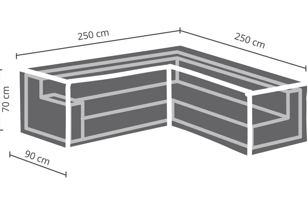 Tuinmeubelhoes L-Vorm 250|Winza Outdoor Covers Flash Sale