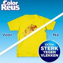Sale Witte Reus Color Reus Gel - Vloeibaar Wasmiddel - Gekleurde Was - Voordeelverpakking - 6 X 19 Wasbeurten - 114 Wasbeurten