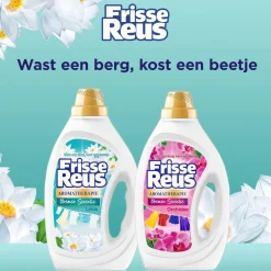 Clearance Witte Reus Gel Lotus - Vloeibaar Wasmiddel - Witte Was - Voordeelverpakking - 6 X 19 Wasbeurten - 114 Wasbeurten