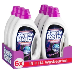Best Witte Reus Zwarte Reus Gel - Vloeibaar Wasmiddel - Voordeelverpakking - 6 X 19 Wasbeurten - 114 Wasbeurten