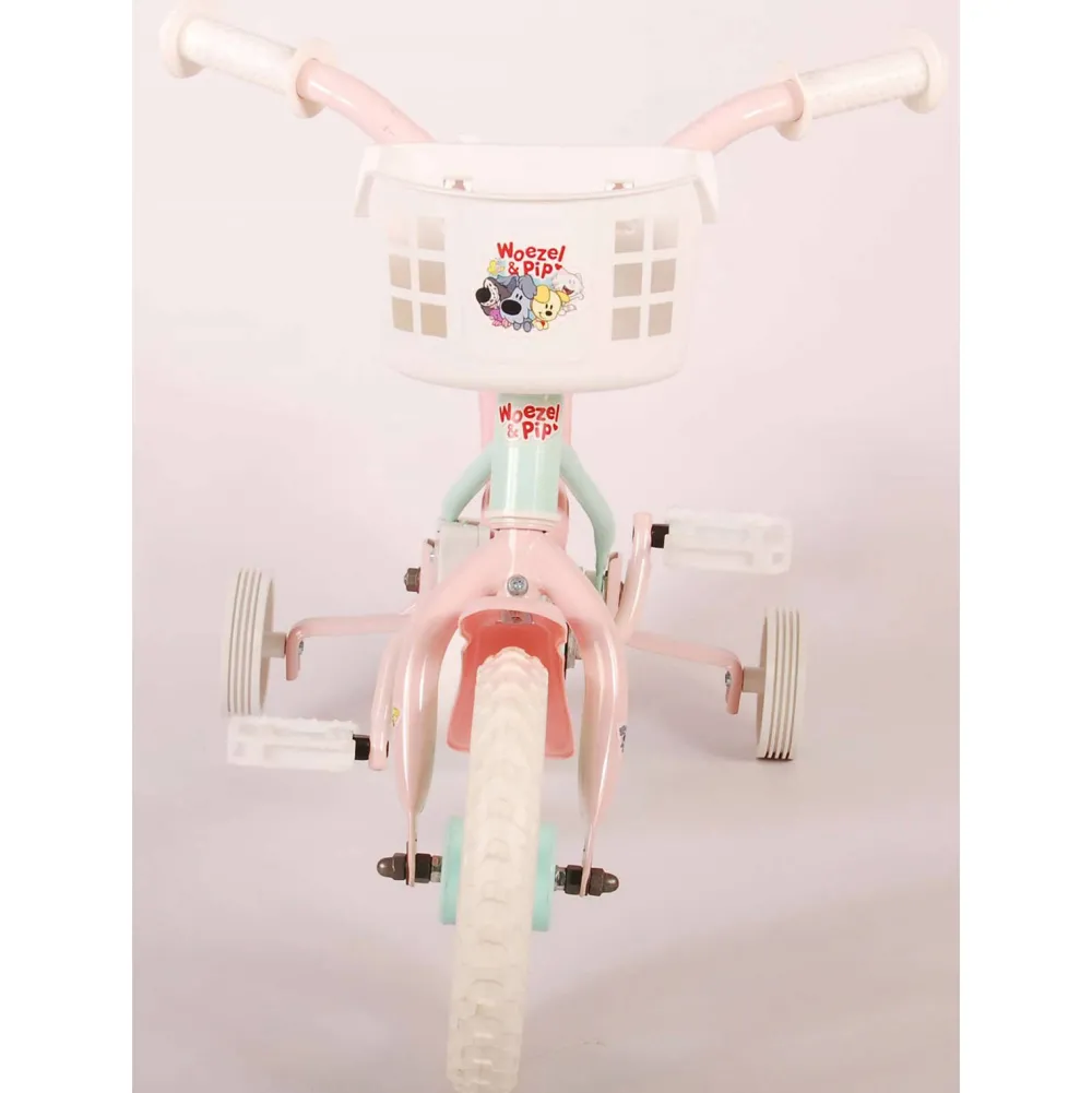 Kinderfiets 10 Inch Mintgroen/ Roze|Woezel & Pip Flash Sale