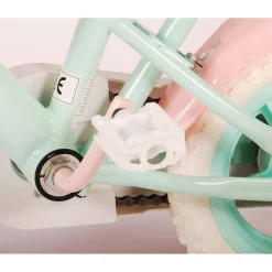 Kinderfiets 10 Inch Mintgroen/ Roze|Woezel & Pip Flash Sale