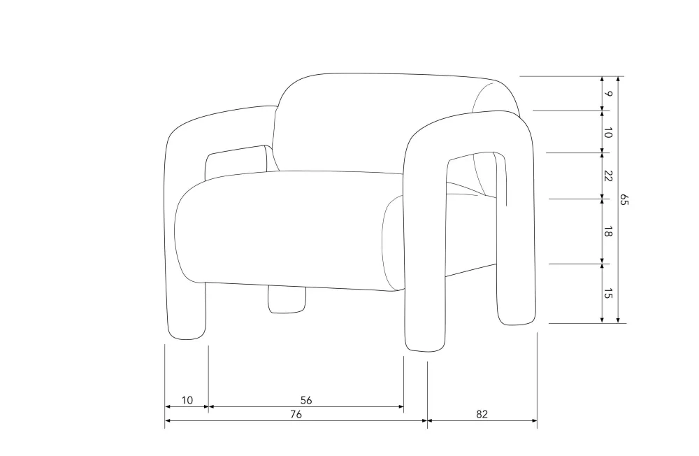 Clearance WOOOD Exclusive Fauteuil Lenny