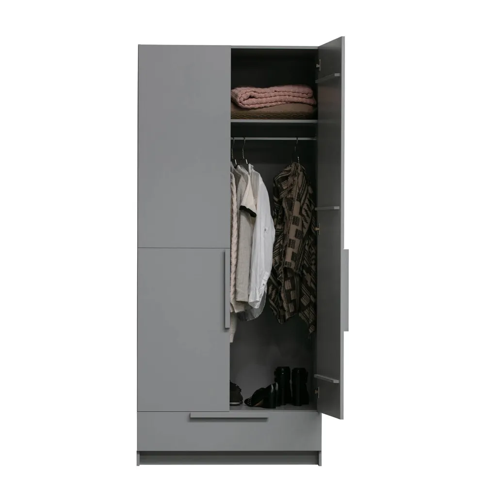 Outlet Woood Kledingkast Kast Pure