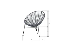 Loungestoel Jane|Woood Discount