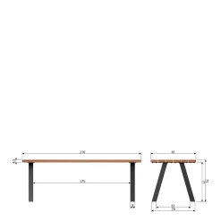 Tuintafel Tablo (81X210 Cm)|Woood New