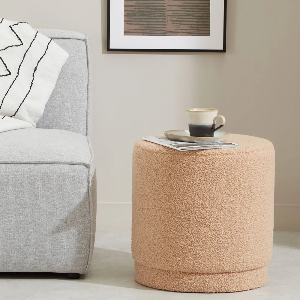 Outlet Woood x Wehkamp Home Poef Terry