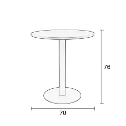 Bistrotafel Metsu ( 70 Cm)|Zuiver Store