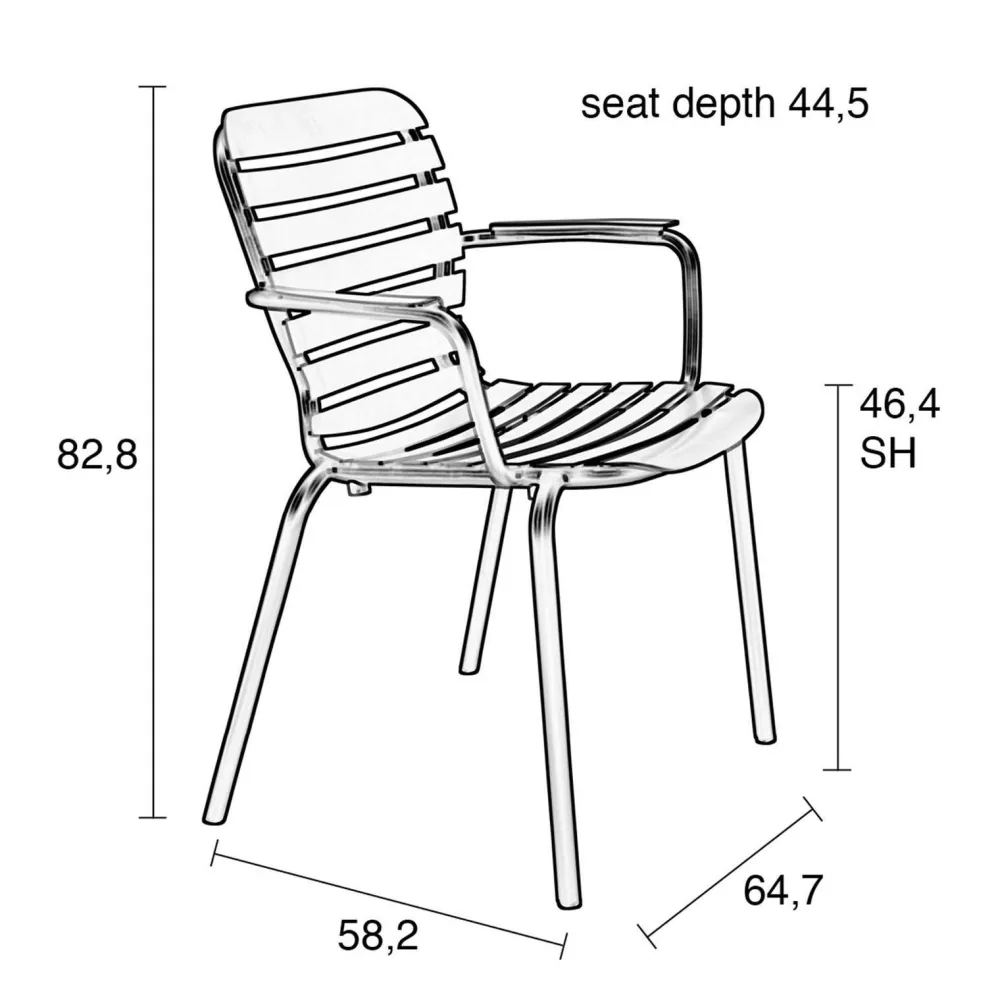 Tuinstoel Vondel (Set Van 2)|Zuiver Cheap